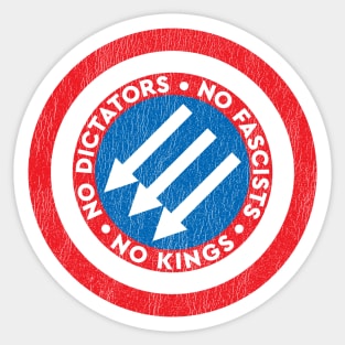 USA Iron Front (Distressed Print) Sticker